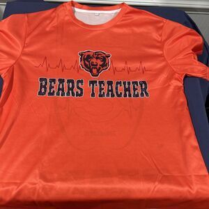 Chicago Bears Teacher Shirt Size Large
